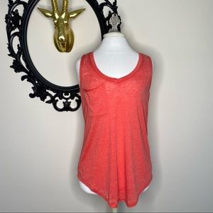 Z Supply Coral Racerback Pocket Tank Top